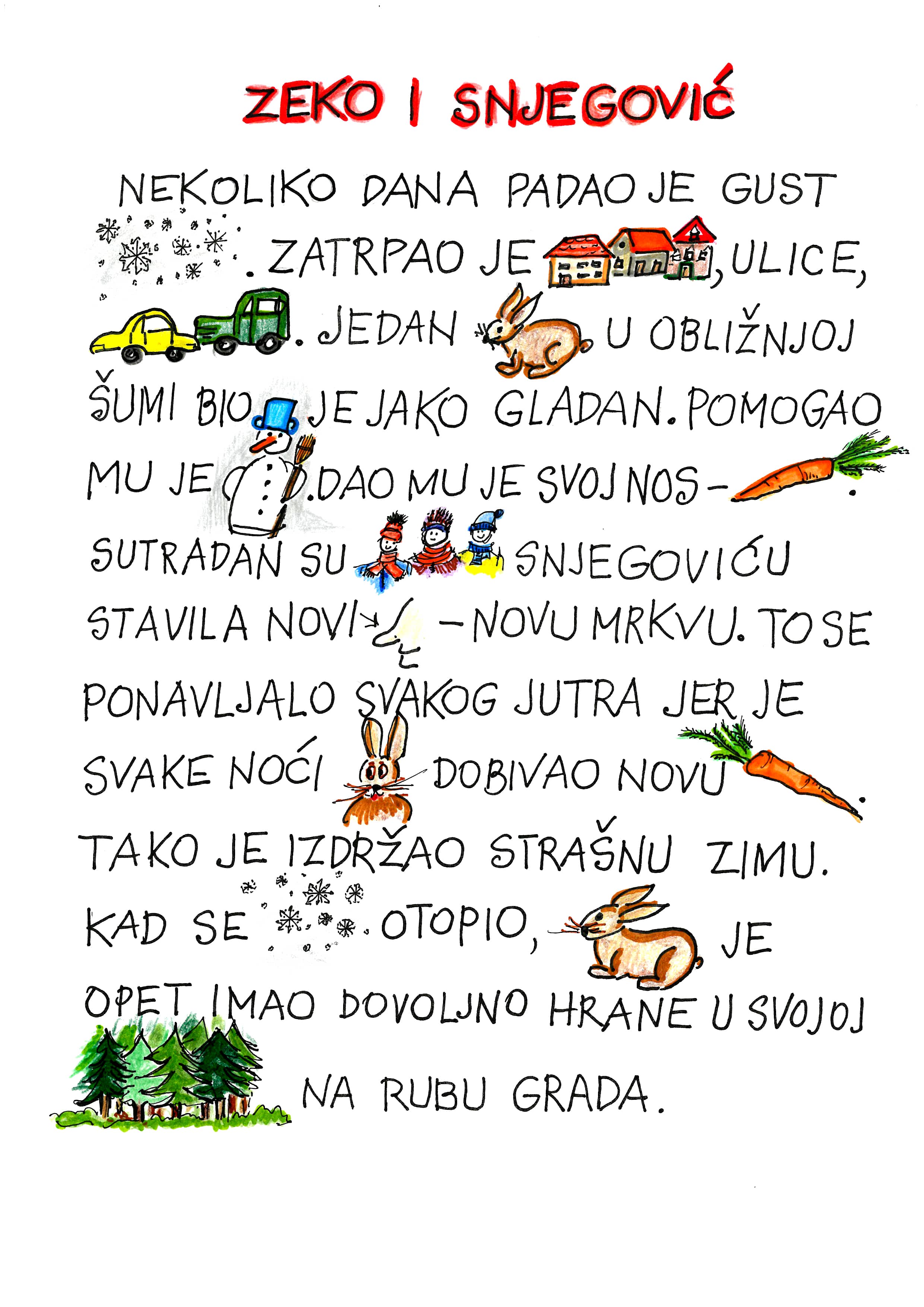 Zeko i snjegović
